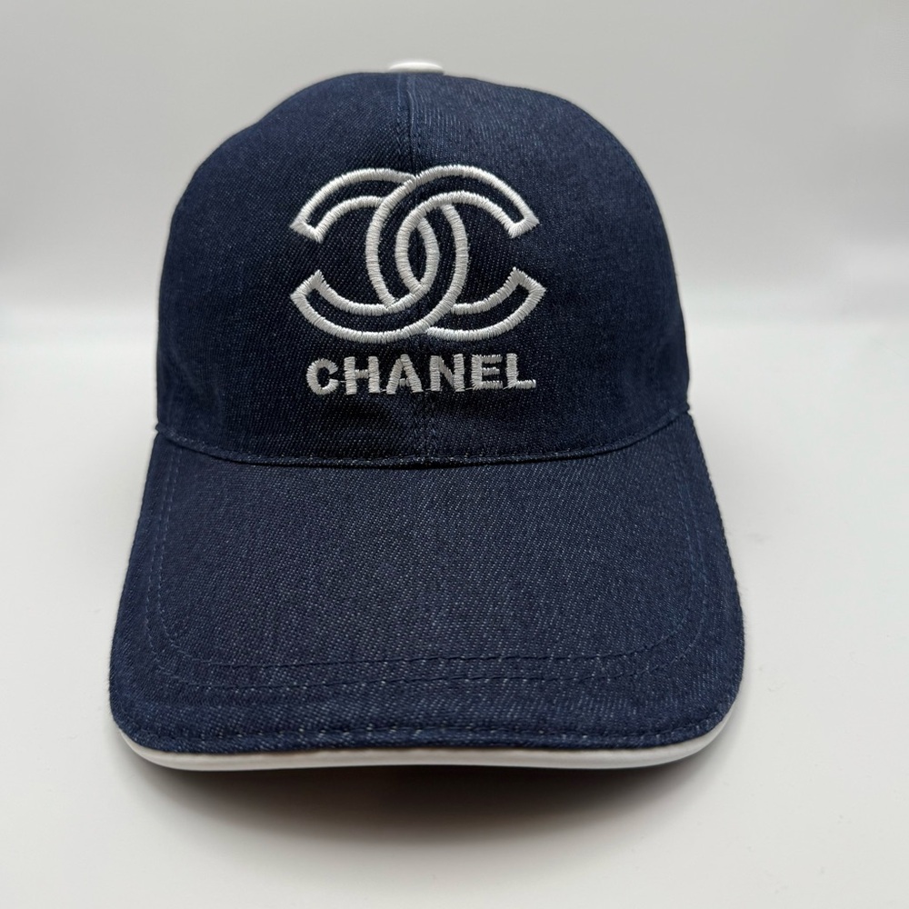 NEW Dark Blue Denim "CH" Dad Hat